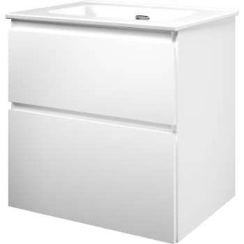 Sanibell Proline møbelsæt 61x46,8cm hvid mat, 2 softclose skuffer