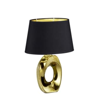 Taba Bordlampe 33Cm guld/sort