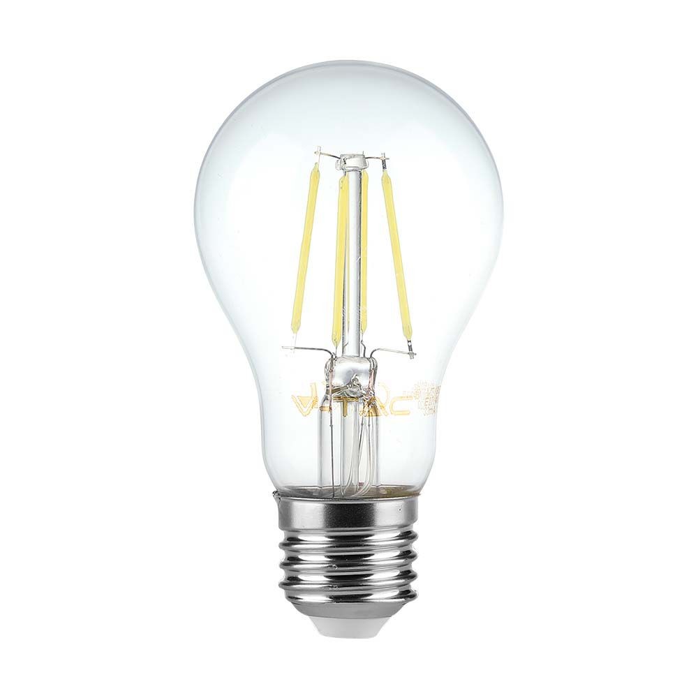 LED Kultrådspære 10W E27 - 6500K, 1055lm, RA80 - Energibesparende og kraftfuld belysning til dit hjem.
