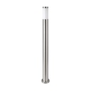 Udendørs pullertlampe i rustfrit stål (110 cm) med satin nikkel finish - IP44 beskyttet