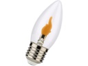 C35 "flamme" LED pære - 240V / 0,5W, E27 (1900K)