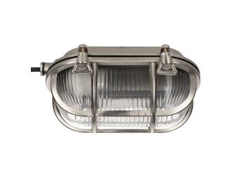 Skotlampe - AHOI, E27, Alu. nikkel (til indendørs brug)