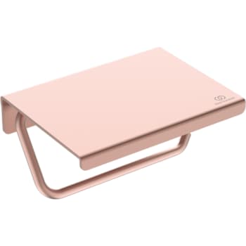 Ideal Standard ALU+  toiletrulleholder i rose m/dækplade