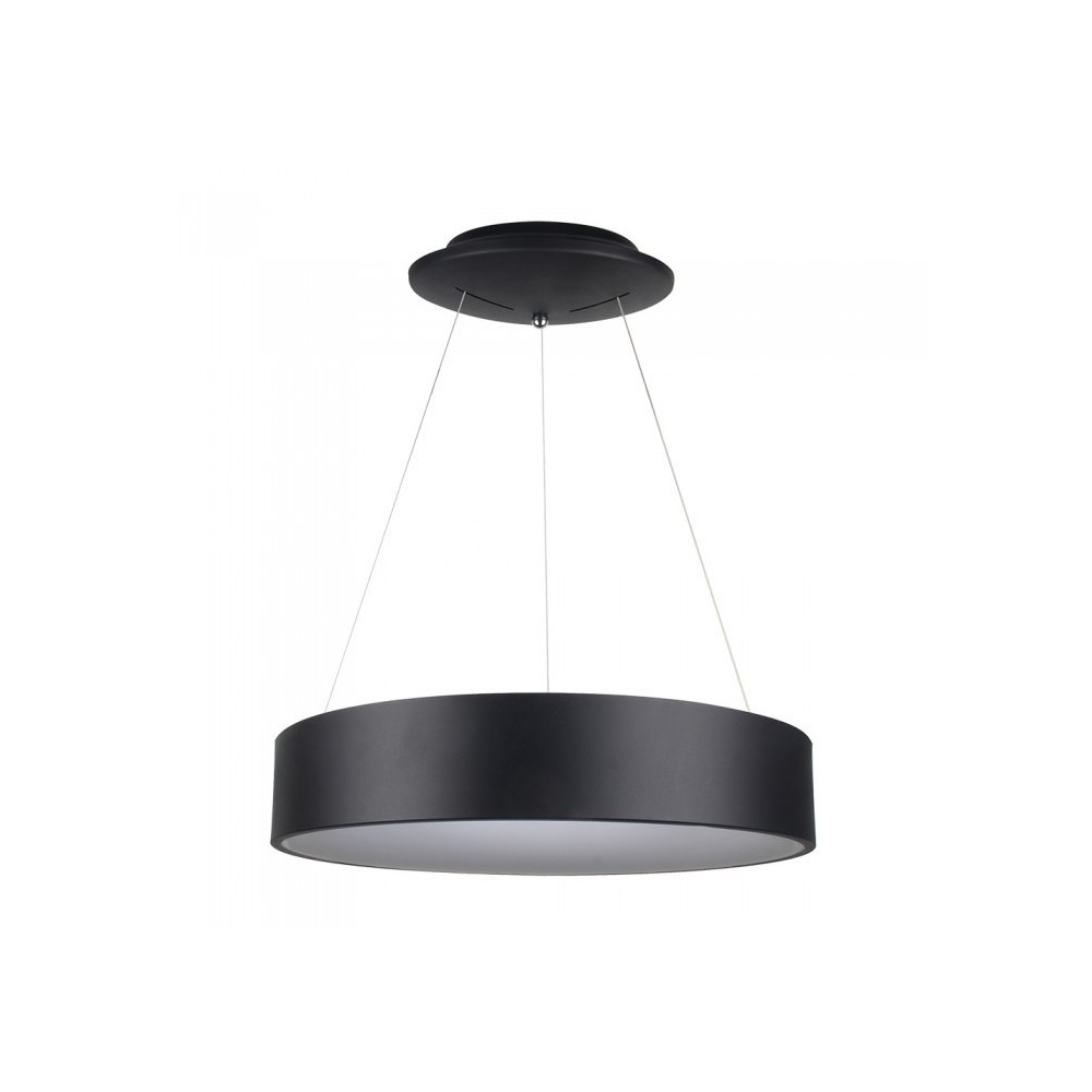 V-Tac 30W LED lysekrone - Sort, blødt lys, dæmpbar, varm hvid, inkl. lyskilde - 3 års garanti