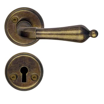 Indendørsgreb, antik behandlet messingfinish