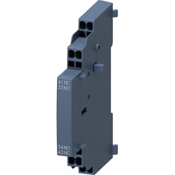 Hjælpekontakt 1NO + 1NC  side