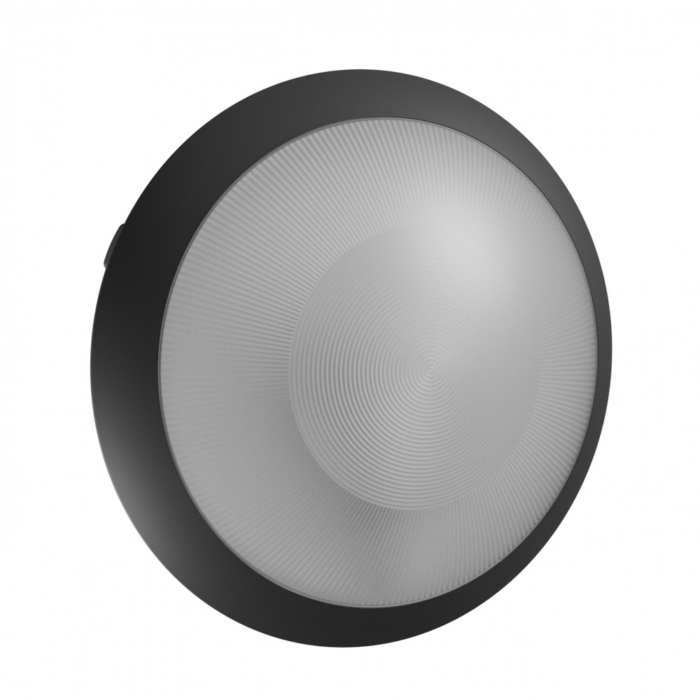 Sort Nymphea sensorlampe 230V E27 - rund, Omni, Sense, IP65, IK08