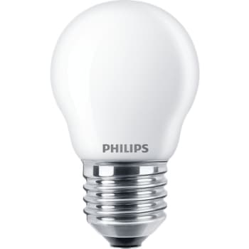 Philips MASTER Value LED Krone Dæmpbar 3,4W (40W) E27 P45 927 Mat Glas