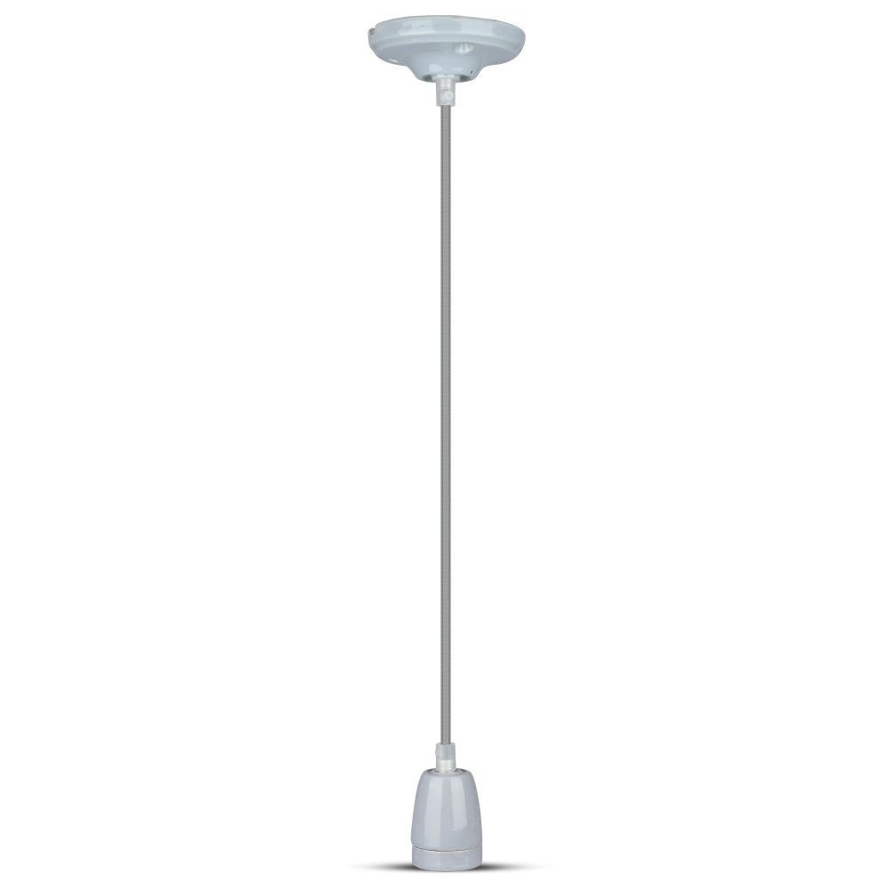 Porcelænelampe E27 holder - Grå, High Frequency