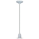 Porcelænelampe E27 holder - Grå, High Frequency