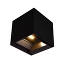 9W Solar Væglampe med LED, PIR sensor og 3i1 funktion, sort hus, vejr- og vandtæt IP65
