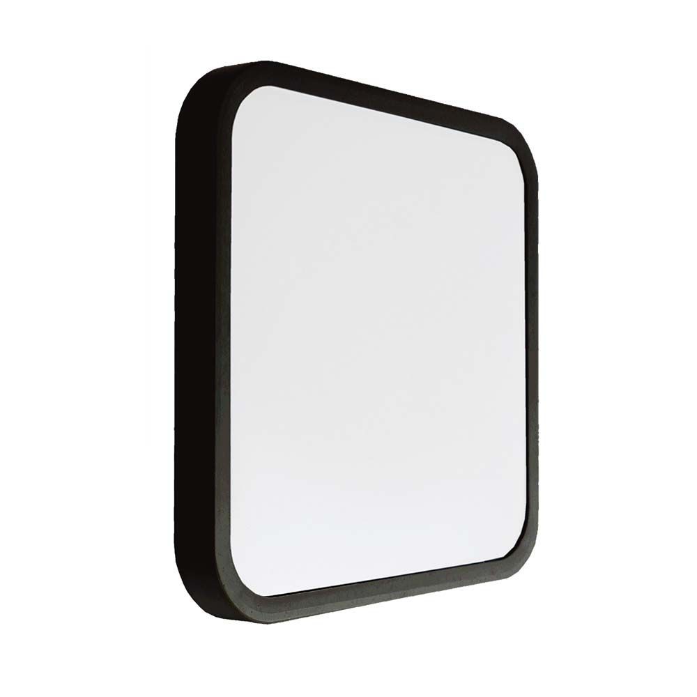 48W LED Kuppellampe - 3000K, kvadratisk, sort ramme, IP44, RA80 - 5160lm