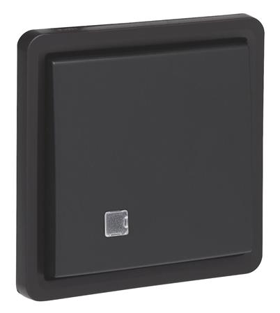FJEDERTRYK MED LINSE, 10A, IP55, SORT