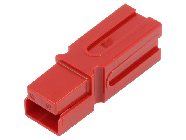 Powerpole® PP75 stikhus - Hermafrodit, Rød (u. kontaktben)