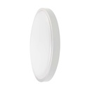 18W LED Dome Lys - Samsung Chip, 3000K, Rund, Hvid Ramme, IP44, 5 års garanti
