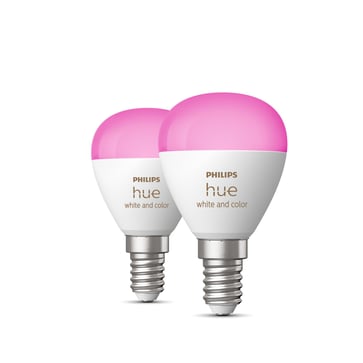 Philips Hue White and color ambiance E14 5W 470 lumen 2-pak