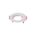 Downlight kit uden lyskilde - Ø8 cm, blank hvid, vælg MR16 eller GU10 fatning