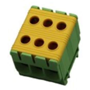 Centech AL/CU Klemme TRIPPEL 2,5 - 50mm² gul/grøn 160A, 4-10Nm