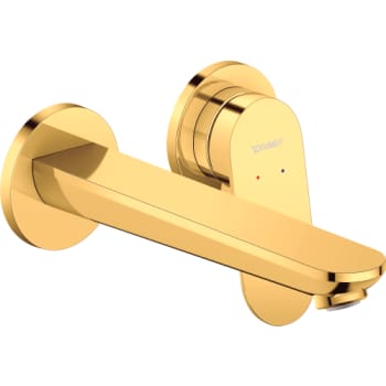 Duravit Wave vægarmatur i poleret guld