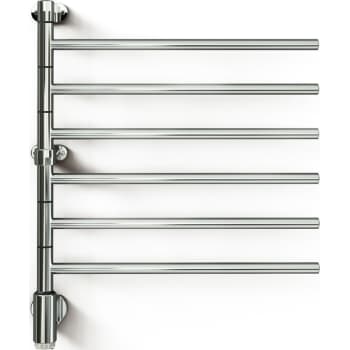 Flex 1 håndklædetørrer m/6 svingbare arme, 685x550mm, pol rf 60W