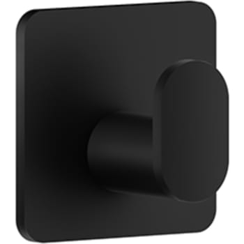 Smedbo cube enkelkrog mini. mat sort. selvklæbende.