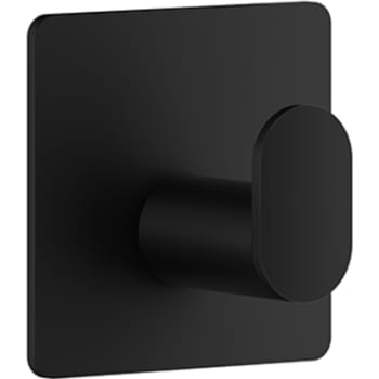 Smedbo cube enkelkrog. sort. selvklæbende. 48 x 48 mm.