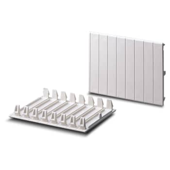 Modul afdækning 4 moduler hvid RAL9016