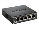 Gigabit Ethernet switch - 5 porte, 1000Mbps, Metal (skærmet)