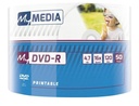 DVD-R medie - 4,7GB 16x Non ID, Printbare (50 stk.)
