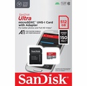 Ultra microSDXC kort m. adapter - 512GB (UHS-I)