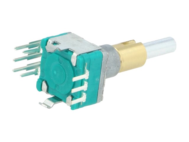 Dual axis Rotary Encoder - 30 pos., 15 pulspunkter (D 6mm)