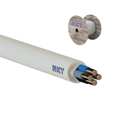 Installationskabel NOIKLX 90° Dca 4X10 Lysegrå Afmåling