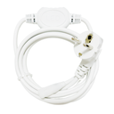 Vandtæt 3m stik til 230V LED strip Neon COB inkl. endeprop, IP67