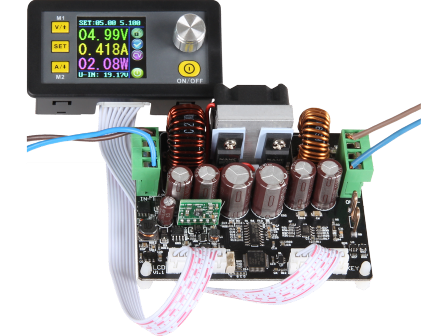 Laboratorie strømforsyning - 0-50V / 0-5A m. fjernstyring
