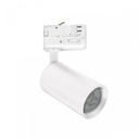 Dim to warm GU10 skinnespot inkl. 6W pære, hvid, 3-faset skinne med 230V input