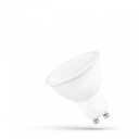 Spectrum LED 9W GU10 Pære - Kold Hvid, Mælkehvid Hætte, 230V Input, 700lm, RA80