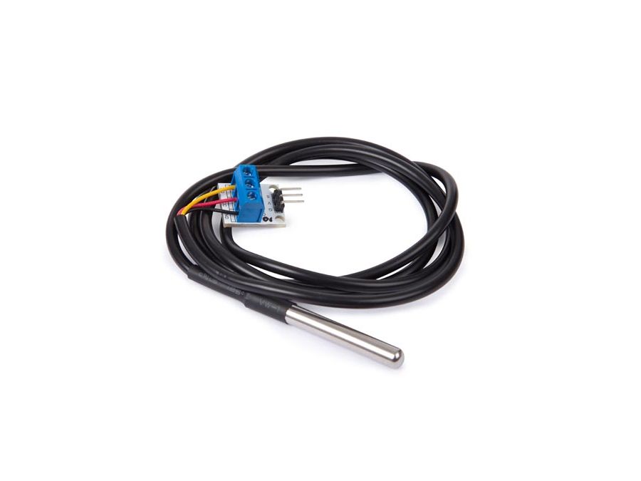 Temperatursensor - DS18B20 til Arduino, -55-125°C (91cm)