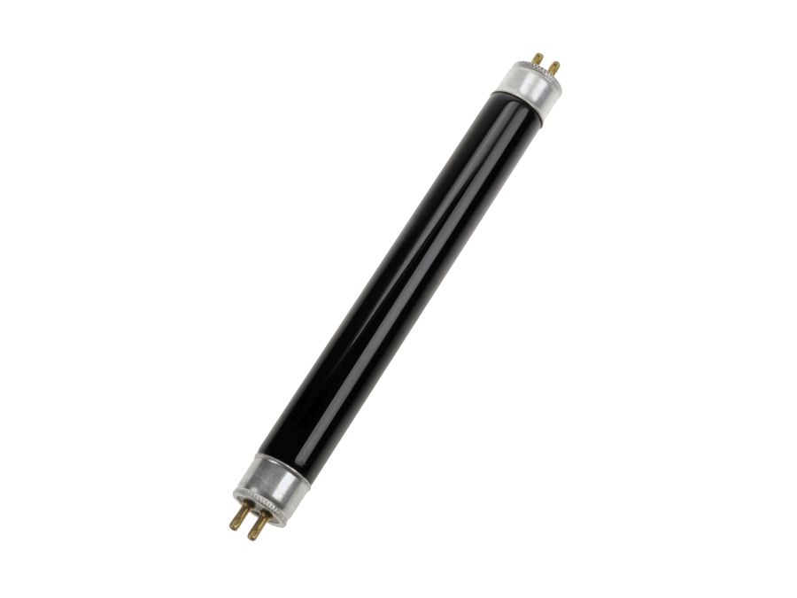 T5 UV-A sortlysrør - 8W, G5 sokkel (Ø16x288mm) blå/sort