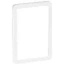 LK Fuga ramme SLIM 55 1½m - hvid