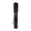 V-Tac 10W LED lygte - 1000 lumens, genopladelig, IP54 - Sort