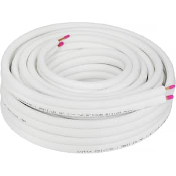 LuftX® Isoleret kobberør 1/4" x 3/8" 20m