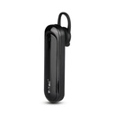 Sort Bluetooth headset med 170mAh batteri