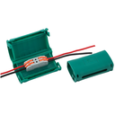 Vandtæt samleboks til 2 ledninger uden skruer - IP68-godkendt