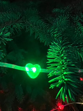 Julekæden - Hjerte 10m RGB Bluetooth