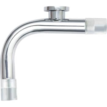 Svanehals til tekstilkabel 10/12 mm, krom