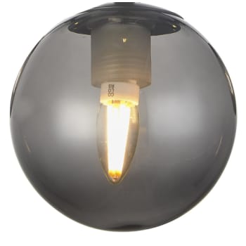 Glas til Atom mini, Ø9 cm, smoke farvet