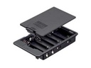 Batteriholder til 6xAA batteri, til panelmontage