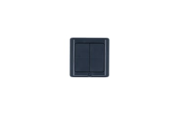 Shelly BLU Wall Switch 4 ZB DK Koksgrå  - Batteritryk til dansk afbrydersystem