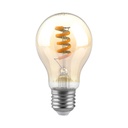 Vt-2154 LED pære 4W - spiral kultråds, amber, 1800K - E27 stor fatning, 220lm, RA80