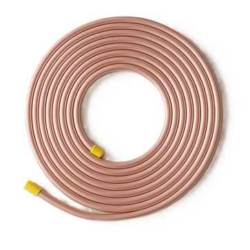 Kobberrør i ring 1/2" x 0,8 mm x 30 m